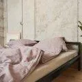 Linus chambray, mauve duvet cover 200x210 cm