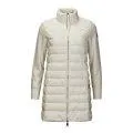 Badra Hybrid manteau court off white (egret)