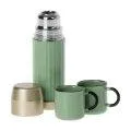 Thermos et tasses menthe