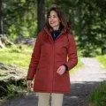 Frauen Winterjacke Pepper fired brick 