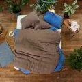 Lotta comforter cover 160x210 cm coffee