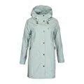 Frauen Regenmantel Travelcoat blue surf