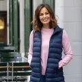 Ladies gilet long Bre dark navy