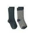 Socken Blue Grey Cream 