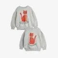 Sweatshirt Cat Sp Grey Melange