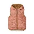 Reversible vest Diana Tuscany rose mix