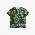 T-shirt Daisys Aop Green