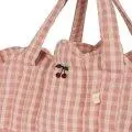 Doll carrier bags Powder Pink Check