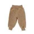 Pants merino wool almond melange