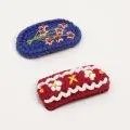 Hair clip Polly Crochet - Red Multi