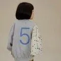 Birthday Sweatshirt 5 Grey Melange Blue Moon 