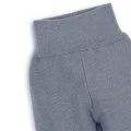 Baby Feinstrick Hose mit hohem Bündchen rauchblau