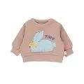 Baby Sweatshirt Rabbit Taupe