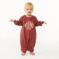 Baby one-piece Diamond Tiny Burgundy