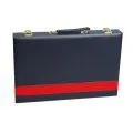 Backgammon case blue red