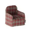 Mouse chair red plaid