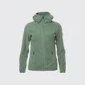 Women's fleece jacket Mia hedge green