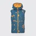 Kinder Gilet reversible Otis majolica blue