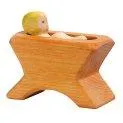 Ostheimer crib with child 2-piece wood