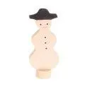 Stick figure snowman