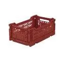 Storage Basket Mini Tile Red