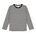 Langarmshirt Nearly Black Off White