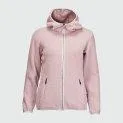 Veste sherpa femme Bee mauve shadows