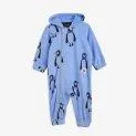 Baby Overall Penguin Blue