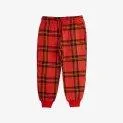 Pantalon de jogging Check Aop Red