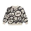 Sweat-shirt Silly Faces Off White