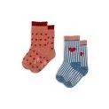 Socks set of 2 Heart Mix