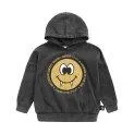 Hoodie Dracu Smile Grey Vintage Dye