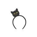 Hairband Fluffy Cat Black