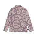 Silly Faces Lilac long sleeve shirt