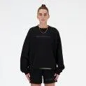 Sweat-shirt Hyper Density Triple Knit Crew black