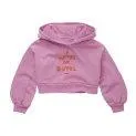 Hoodie Cropped Purple Pink