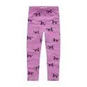 Leggings Dogs Purple Pink