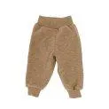 Pants merino wool almond melange