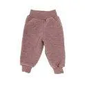 Pantalon en laine mérinos Rose Melange