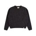 Knitted sweater Round Neck Graphite