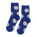 Rie Crew socks - Cobalt