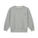 Sweatshirt 3 Grey Melange Blue Moon