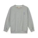 Sweatshirt 5 Grey Melange Blue Moon