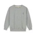 Sweatshirt 6 Grey Melange Blue Moon