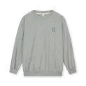 Sweat-shirt 8 Grey Melange Blue Moon