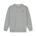 Birthday Sweatshirt 9 Grey Melange Blue Moon 