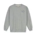 Sweatshirt 10 Grey Melange Blue Moon