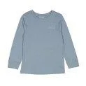 Langarmshirt Modal Fine Blue Dove