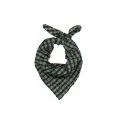 Airo Dark Leaf Check scarf