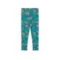 Pantalon Flowers Deep Green